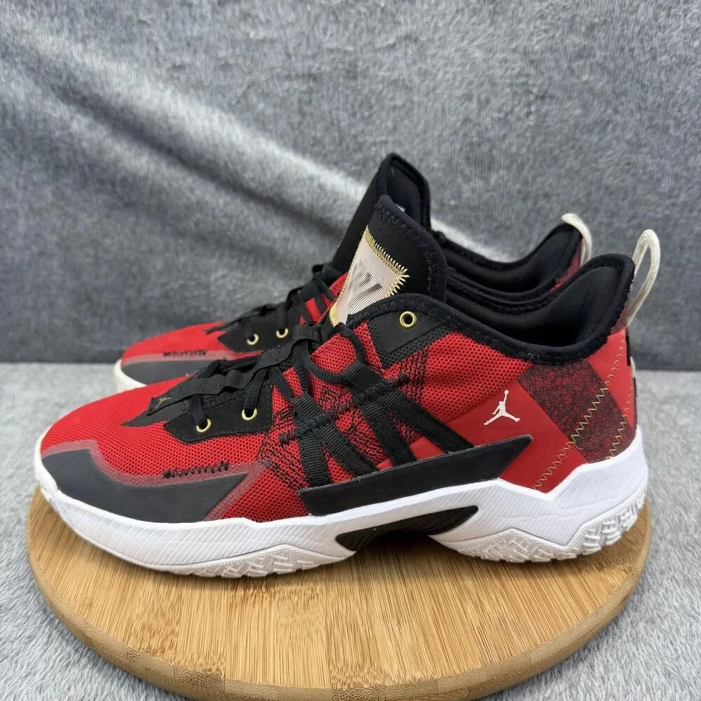 Jordan Westbrook One Take II Shoes Mens Size 11 Red Plaid Basketball CW2457-607